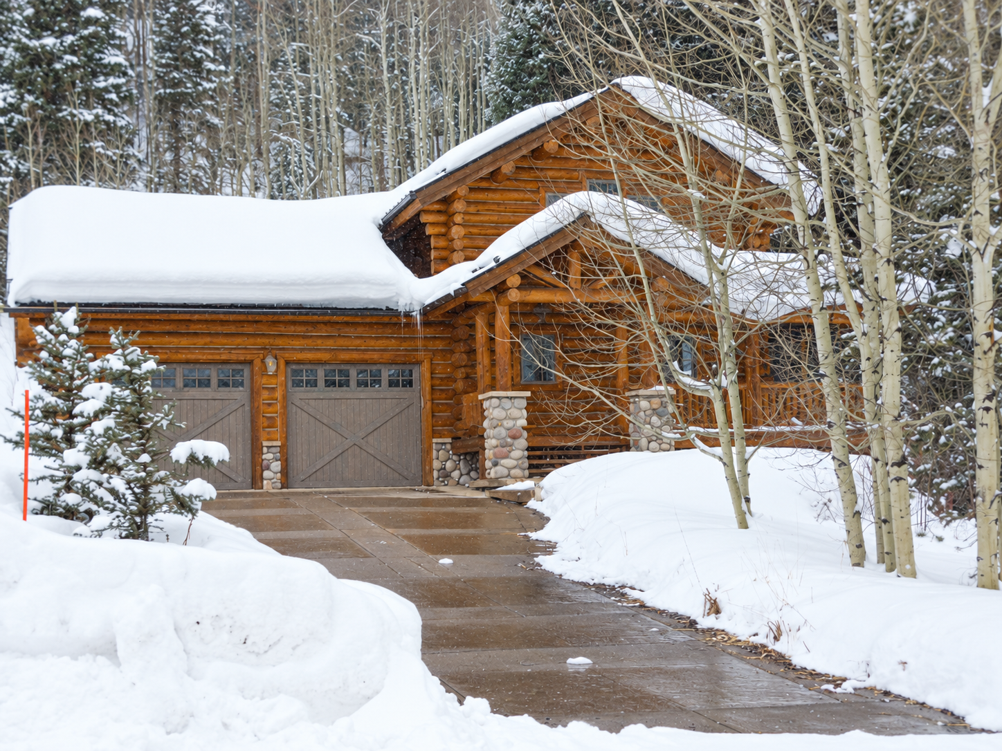 Exterior of 4460 Glen Falls Lane, based on the County source photograph.